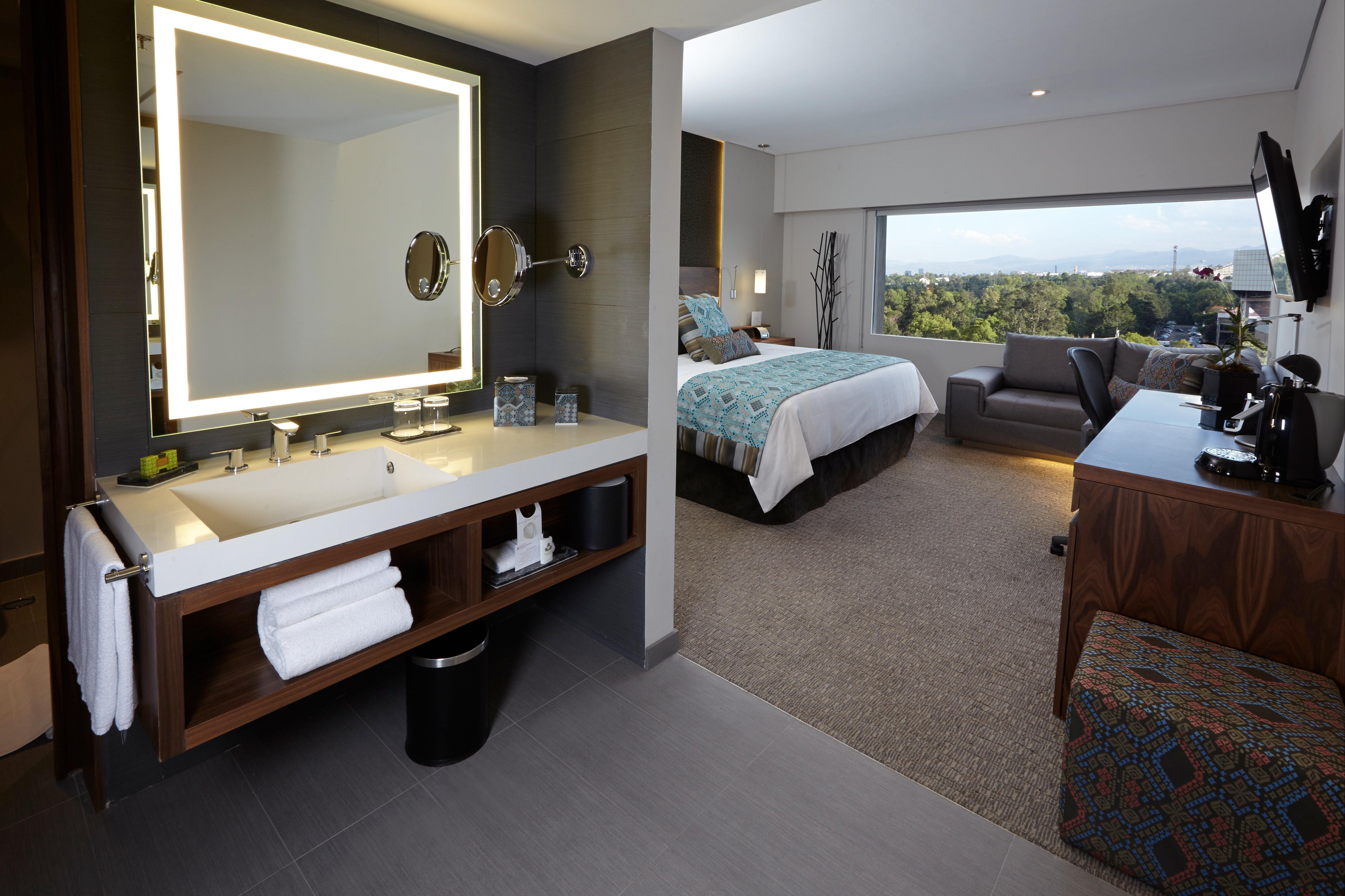 Presidente Intercontinental Mexico City By Ihg Ngoại thất bức ảnh A guest room at the hotel