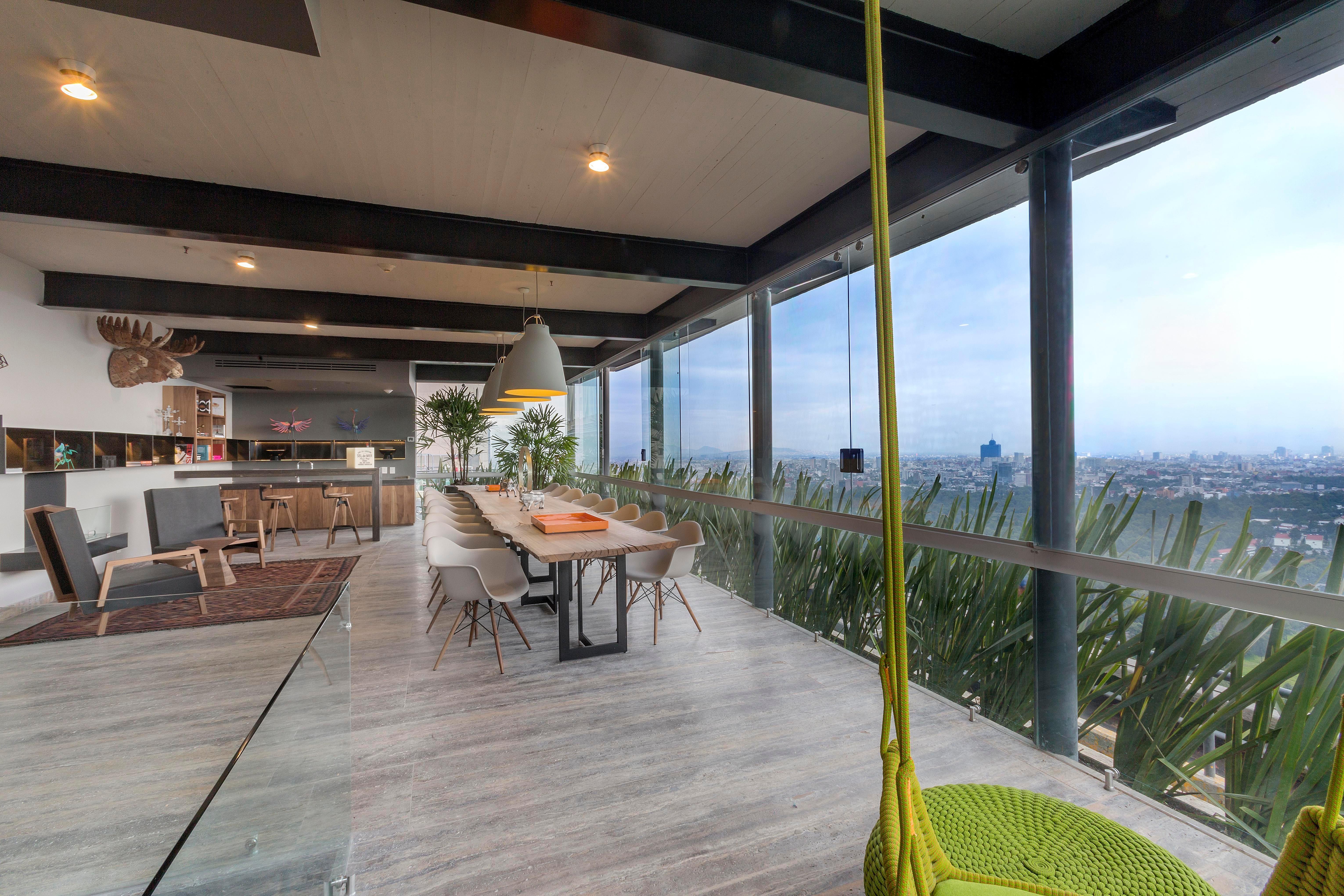 Presidente Intercontinental Mexico City By Ihg Ngoại thất bức ảnh Skyline Penthouse